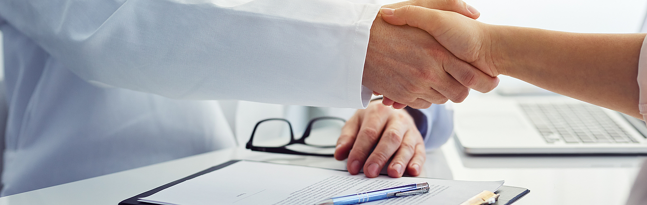 Entlassmangement Patient beim Entlassgespräch