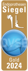 Das Endoprothesen Siegel Gold 2024.