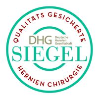 Das Siegel der Deutschen Hernien Gesellschaft.