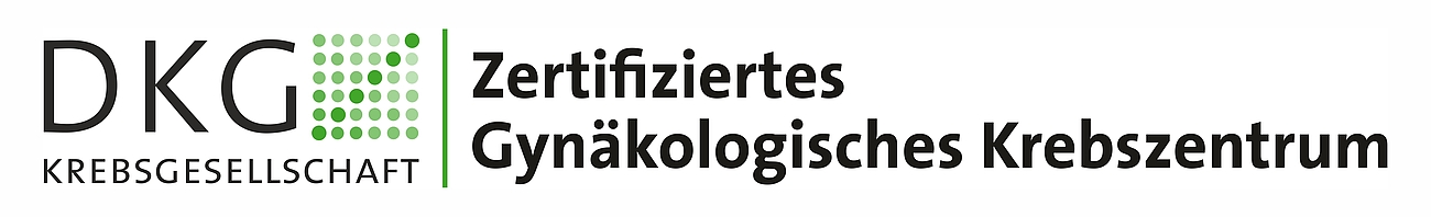 Das Zertifikat der DKG Krebsgesellschaft zum zertifizierten gynäkologischen Krebszentrums.